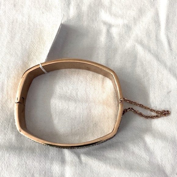 Michael Kors NEW Rose Gold Pave' Set Crystals Rectangle - Picture 4 of 13